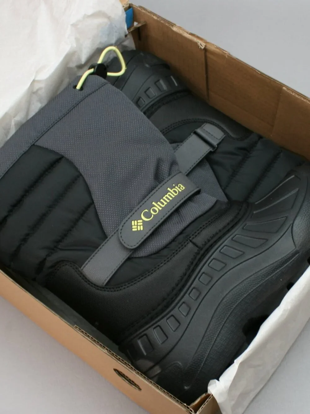 Columbia Youth 3 Big Boys/Girls Powderbug Snowlite Strap 400g Snow Winter Boots - Picture 2 of 9